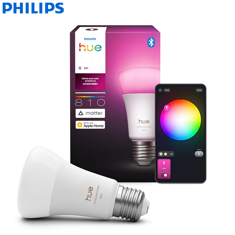 Philips Light Hue White - หลอดไฟอัจฉริยะ Philips Hue E27 A60 810LM
