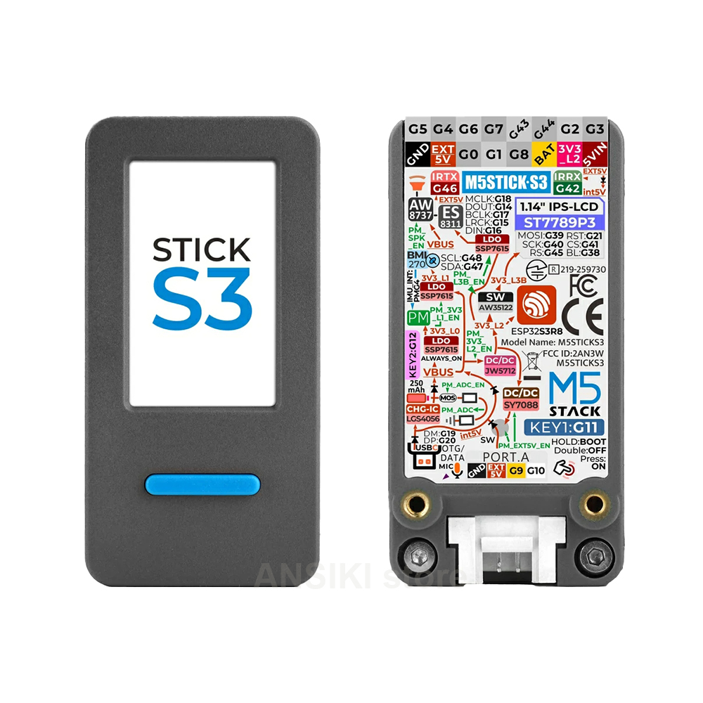 Smart Home Automation Diy - M5Stack M5StickS3 ESP32-S3 ชุดพัฒนา IoT แบบพกพาพร้อมหน้าจอสำหรับควบคุม