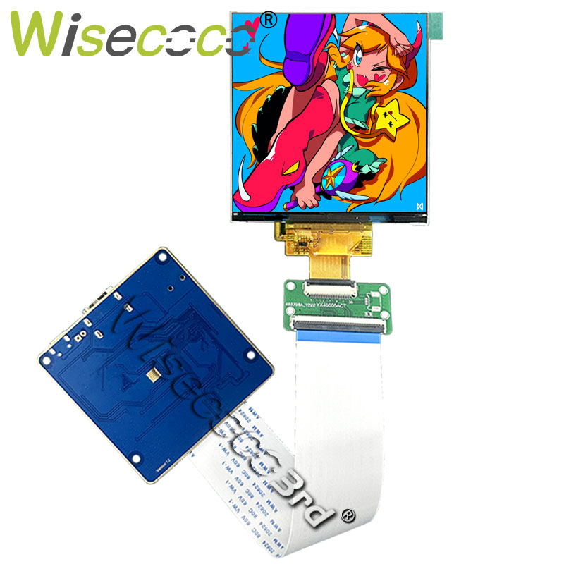 Home Automation Raspberry Pi - Wisecoco 4นิ้ว720X720จอแสดงผล LCD 1:1สแควร์แล็ปท็อปสมาร์ทโฮม Raspberry Pi