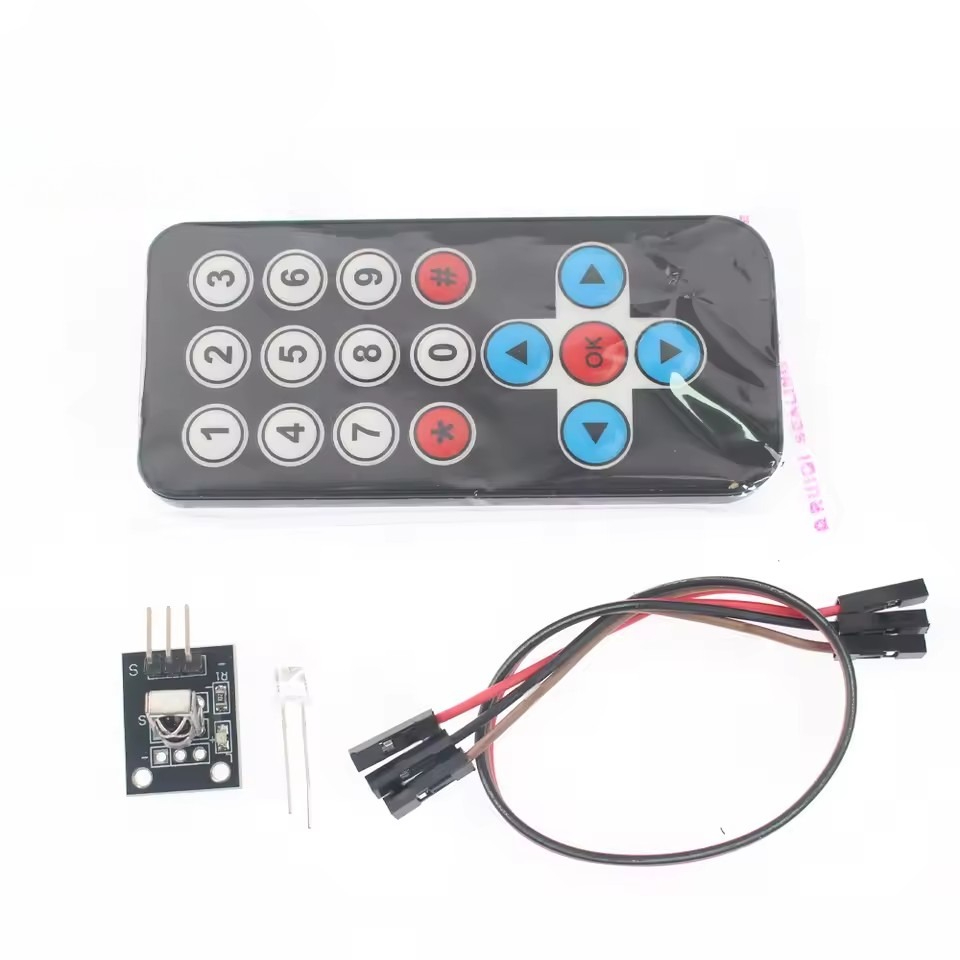 Home Automation With Arduino - HX1838 IR โมดูลเซ็นเซอร์รับสัญญาณอินฟราเรดรีโมทคอนโทรลไร้สายรับสัญญาณสำหรับอาร์ดูโน่ โฮม ออโตเมชั่น ดีไอวาย