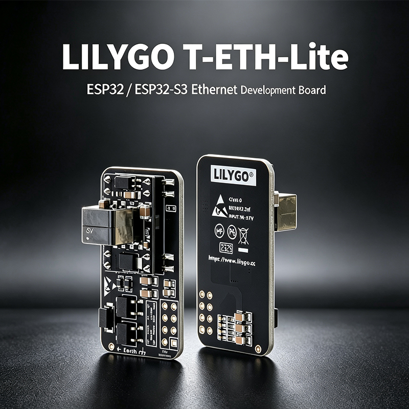 Ethernet Module W5500 - บอร์ดพัฒนา LILYGO T‑ETH‑Lite, ESP32/ESP32‑S3, W5500/RTL8201 อีเธอร์เน็ต,