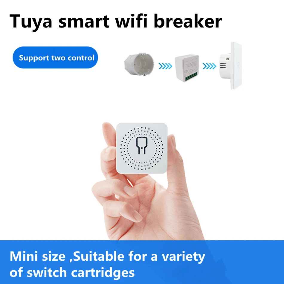 2 ทิศทาง Tuya Mini 16A WiFi DI - Smart Home Automation Diy บทวิจารณ์และราคา