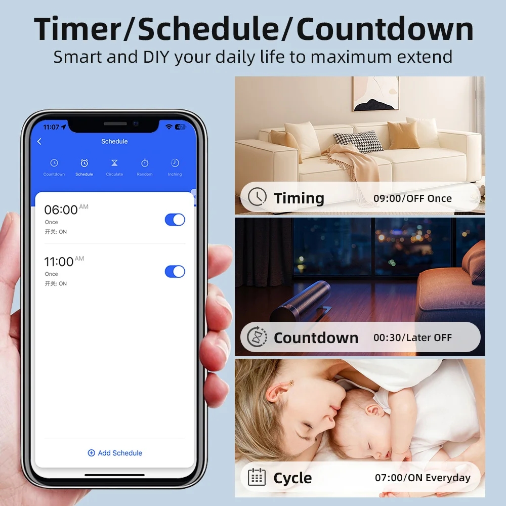 2 ทิศทาง Tuya Mini 16A WiFi DI - Smart Home Automation Diy บทวิจารณ์และราคา