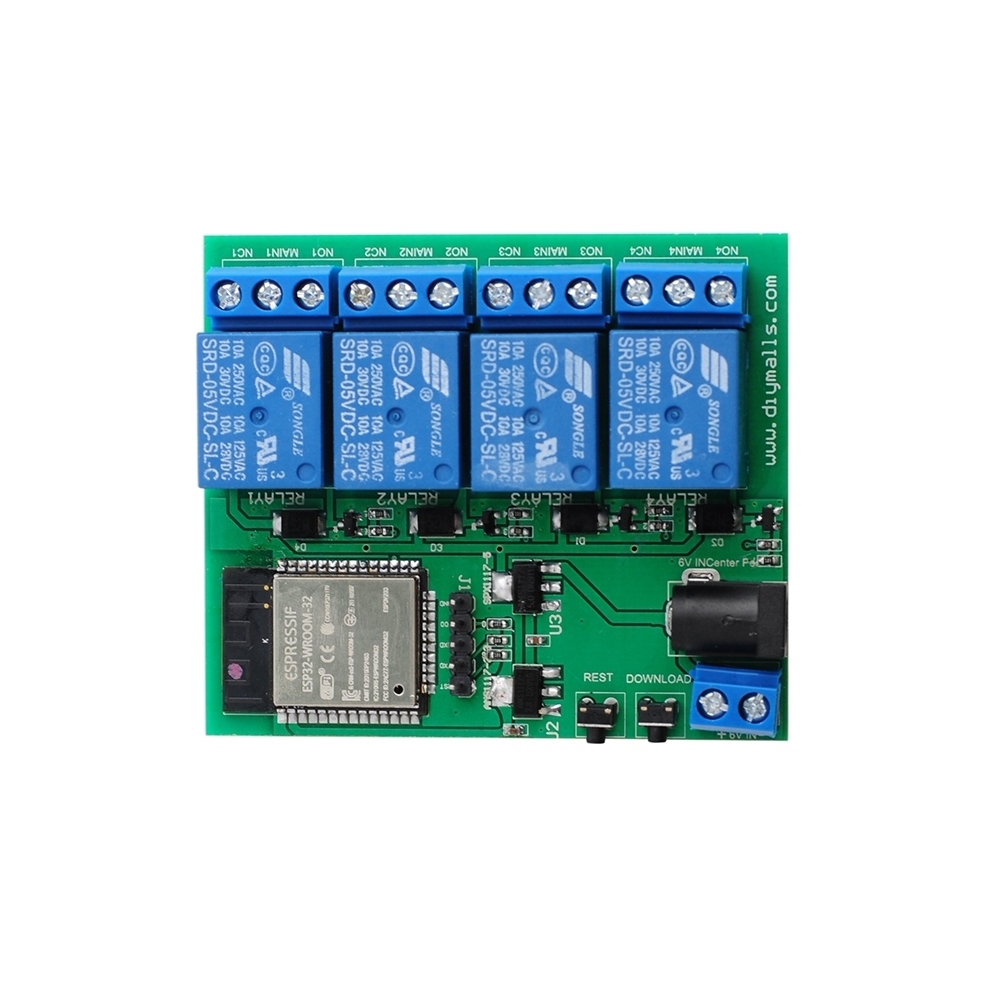 ESP32S โมดูลรีเลย์อินเตอร์เน็ต - Iot Diy Home Automation บทวิจารณ์และราคา