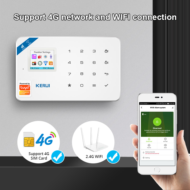 KERUI Security Alarm System ชุ - Smart Home Automation Diy บทวิจารณ์และราคา