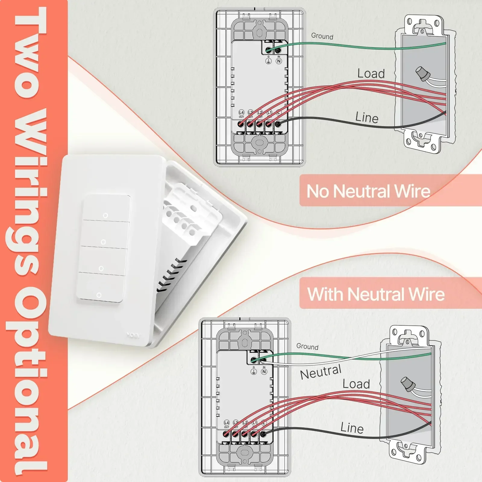 MOES Tuya ZigBee สวิตช์ไฟสมาร์ - Home Automation Diy บทวิจารณ์และราคา