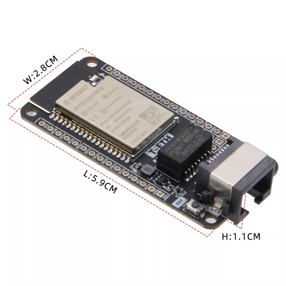 บอร์ดพัฒนา LILYGO T‑ETH‑Lite,  - Ethernet Module W5500 บทวิจารณ์และราคา